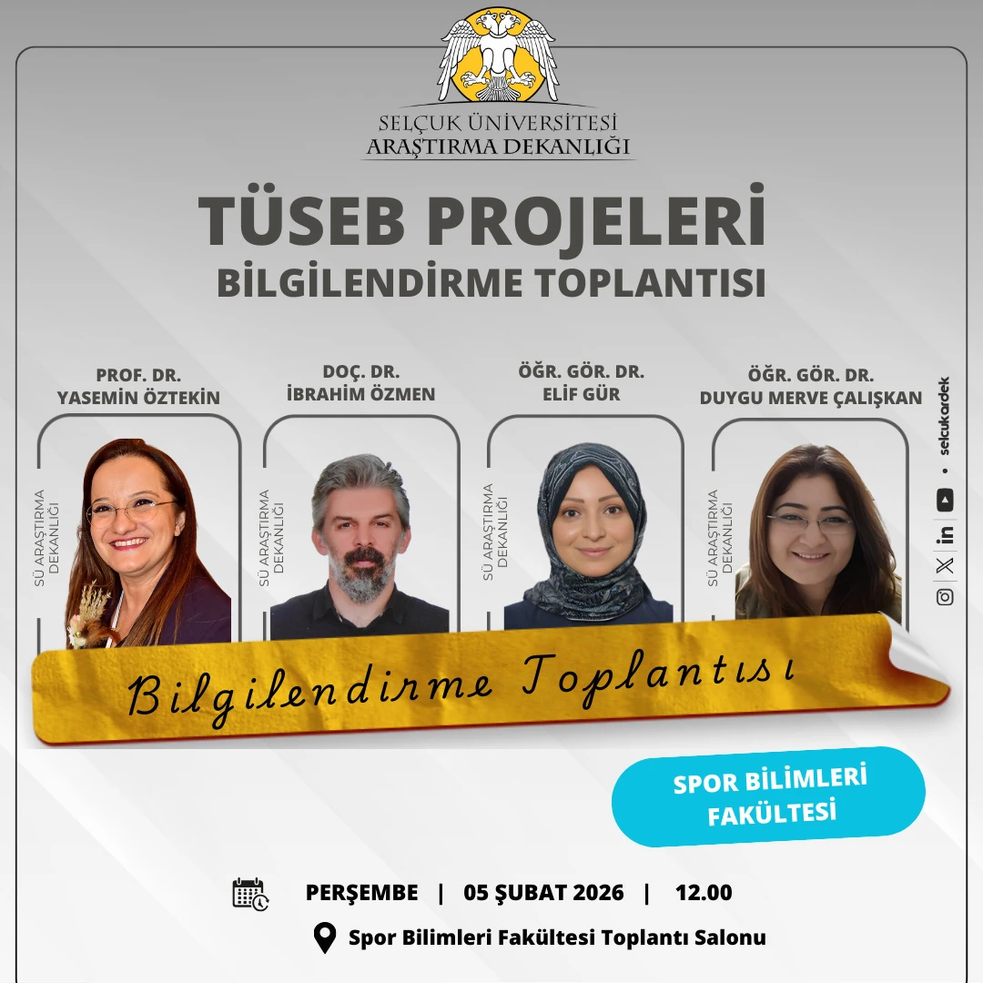 TÜSEB Projeleri Bilgilendirme Toplantısı 